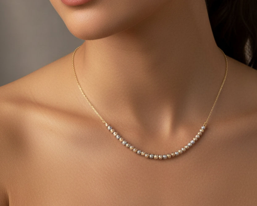 Simple Necklace - Gold Women Necklace In Lebanon - Gold Gifts In Lebanon