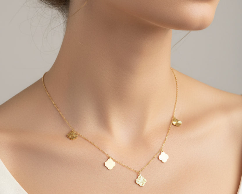 Simple Necklace - Valentine gift for wife In Lebanon - Gold Gifts In Lebanon