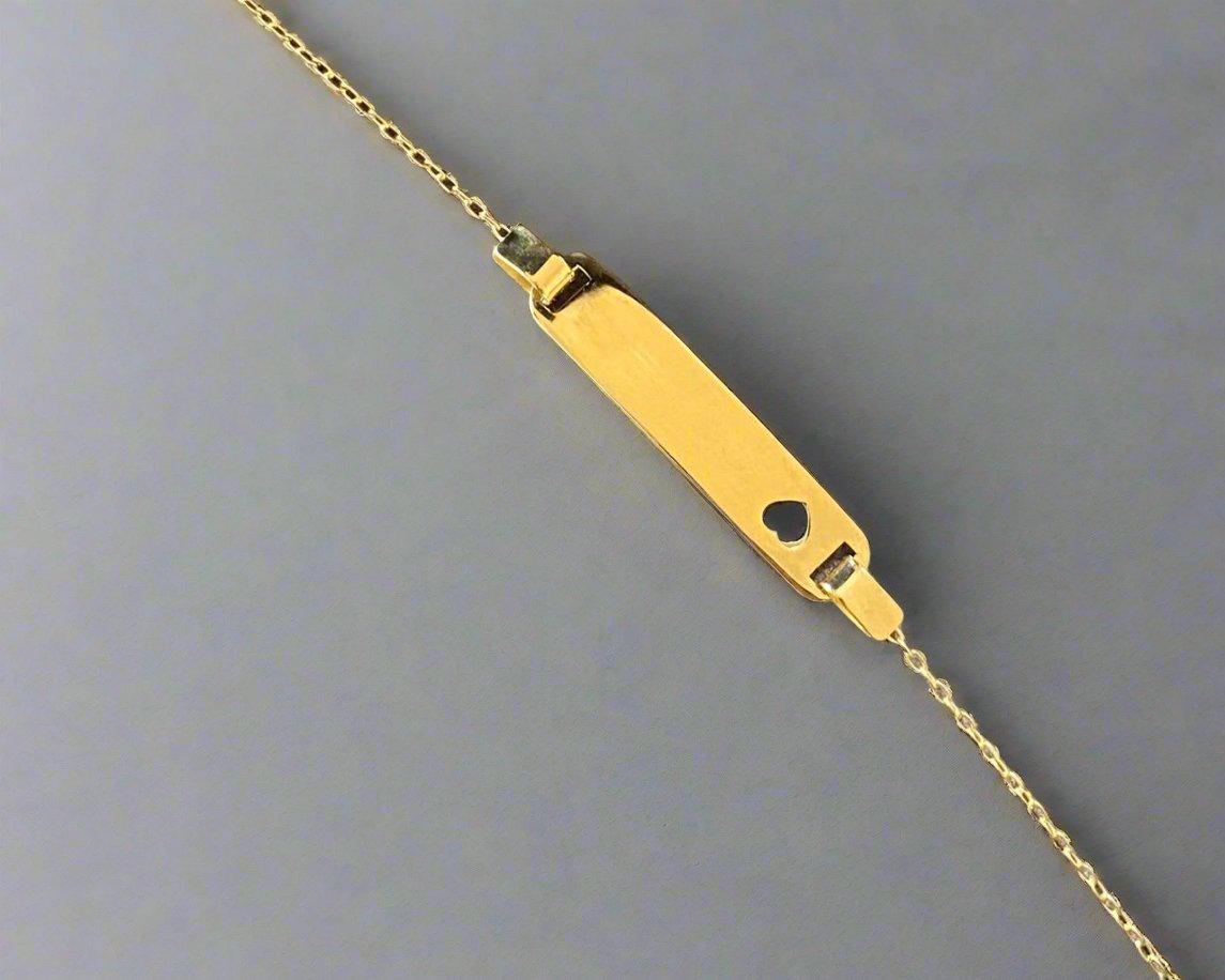 New Born Bracelet - 18kt Gold Gifts For Babies In Lebanon