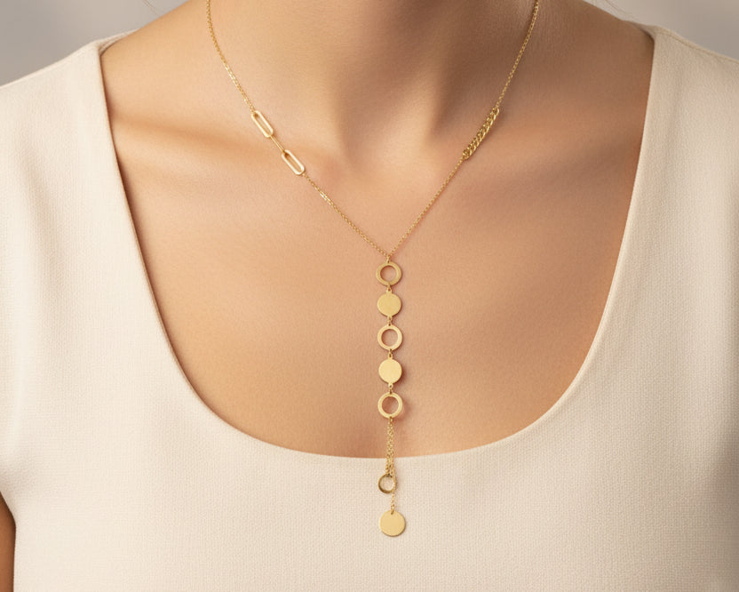 Simple Necklace - Gold Women Necklace In Lebanon - Gold Gifts In Lebanon