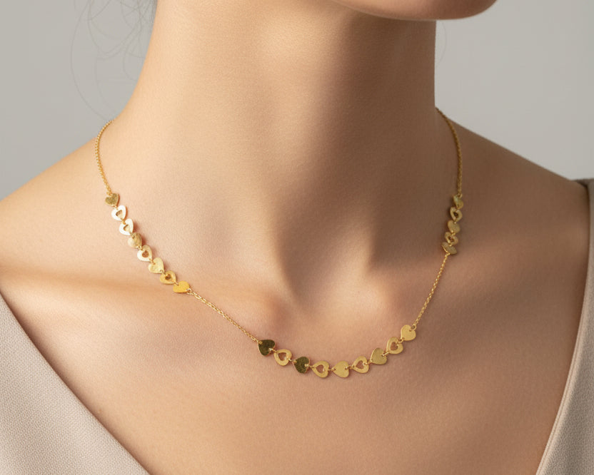 Simple Necklace - Gold Women Necklace In Lebanon - Gold Gifts In Lebanon