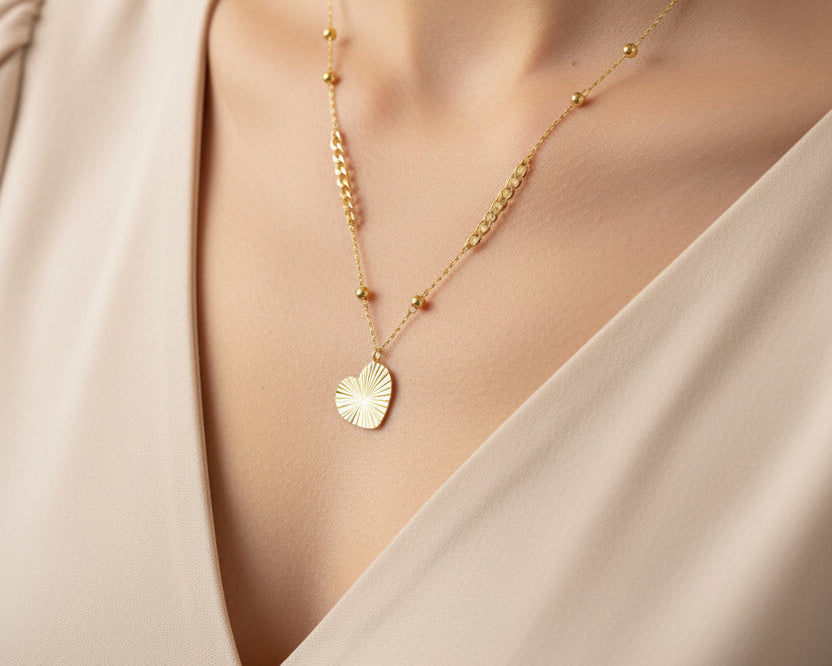 simple necklace | 50% off diamonds Saleh Jewelry, 18k gold Zouk branch Saleh Jewelry, trendy gold bracelets for summer