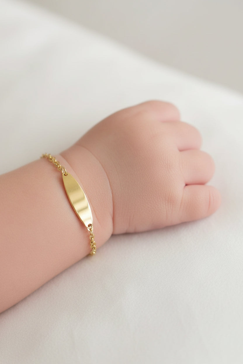 New Born Bracelet - New Born Gold Bracelet - Gold Gifts Lebanon