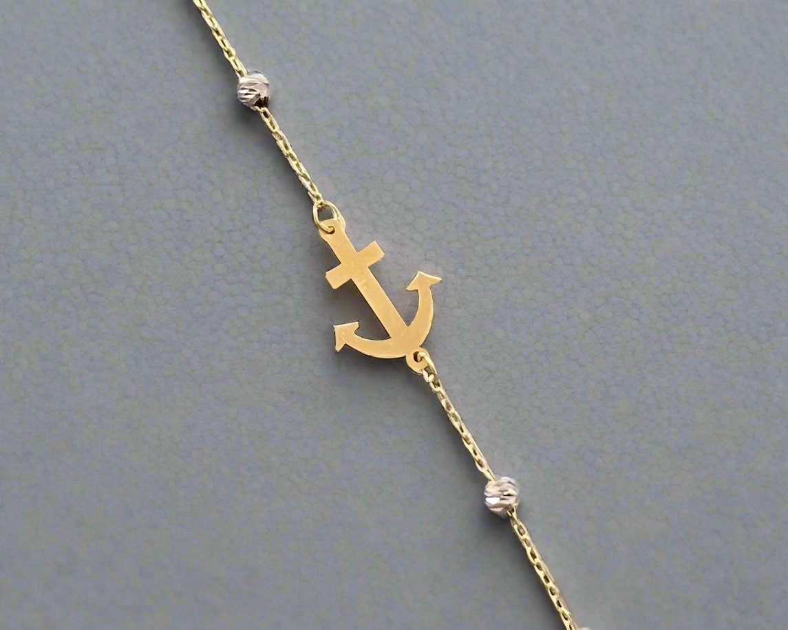 New Born Bracelet - 18kt Gold Gifts For Babies In Lebanon