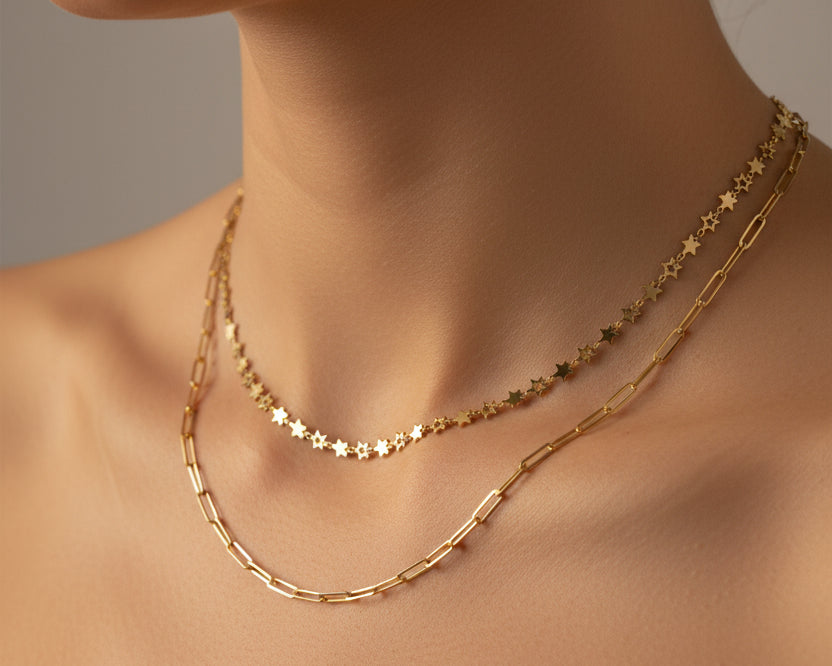 Simple Necklace - Gold Women Necklace In Lebanon - Gold Gifts In Lebanon