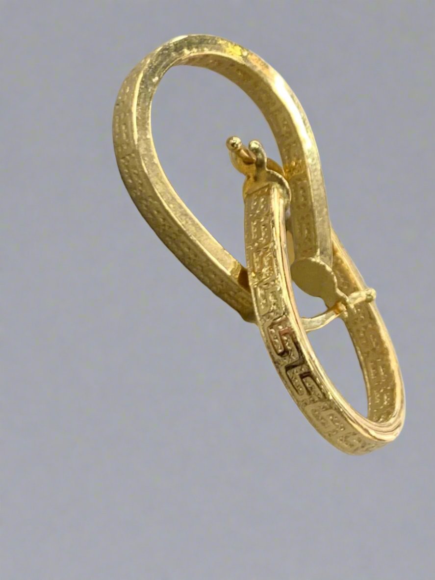 hoops earrings - Gold valentine gifts For Women In Lebanon - gold shops in Kaslik, Jounieh