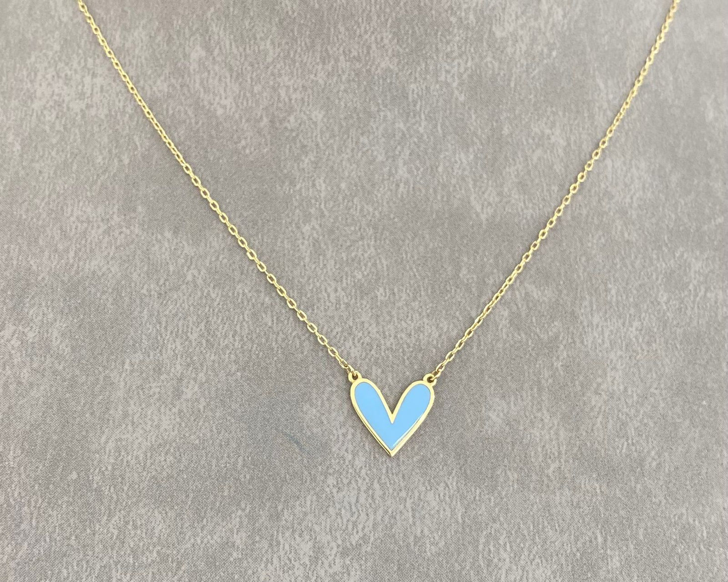 Colored Gold Necklace - Designer Gold Necklace In Lebanon - Gold Gifts For Women In Lebanon