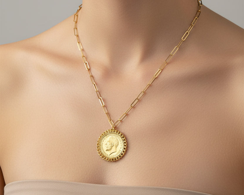 Simple Necklace - Gold Women Necklace In Lebanon - Gold Gifts In Lebanon
