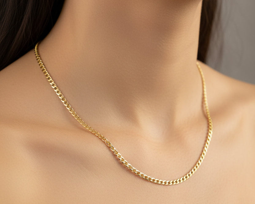 Simple Necklace - Valentine gift for wife In Lebanon - Gold Gifts In Lebanon