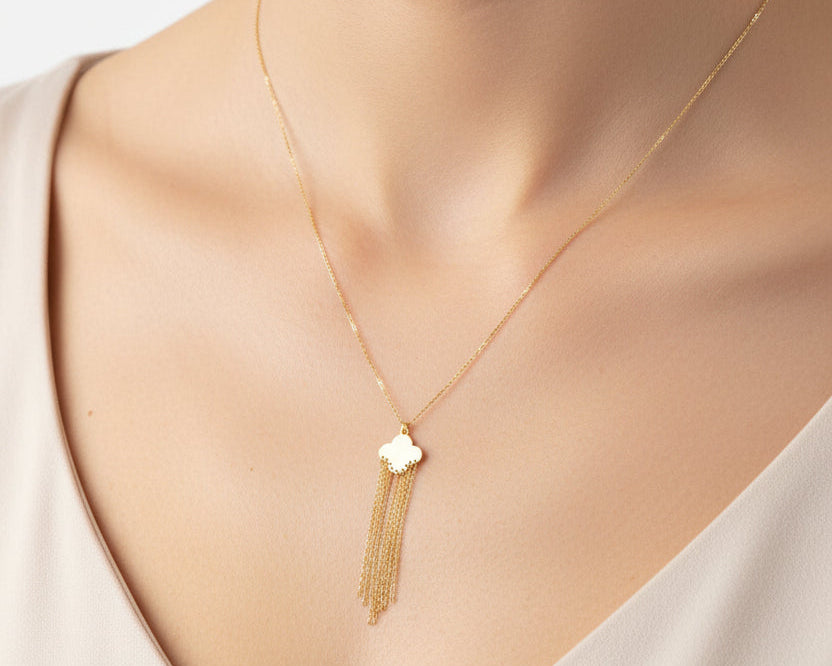 Simple Necklace | 50% off diamonds Saleh Jewelry, 18k gold Zouk branch Saleh Jewelry, bridal gold summer 2025 Lebanon