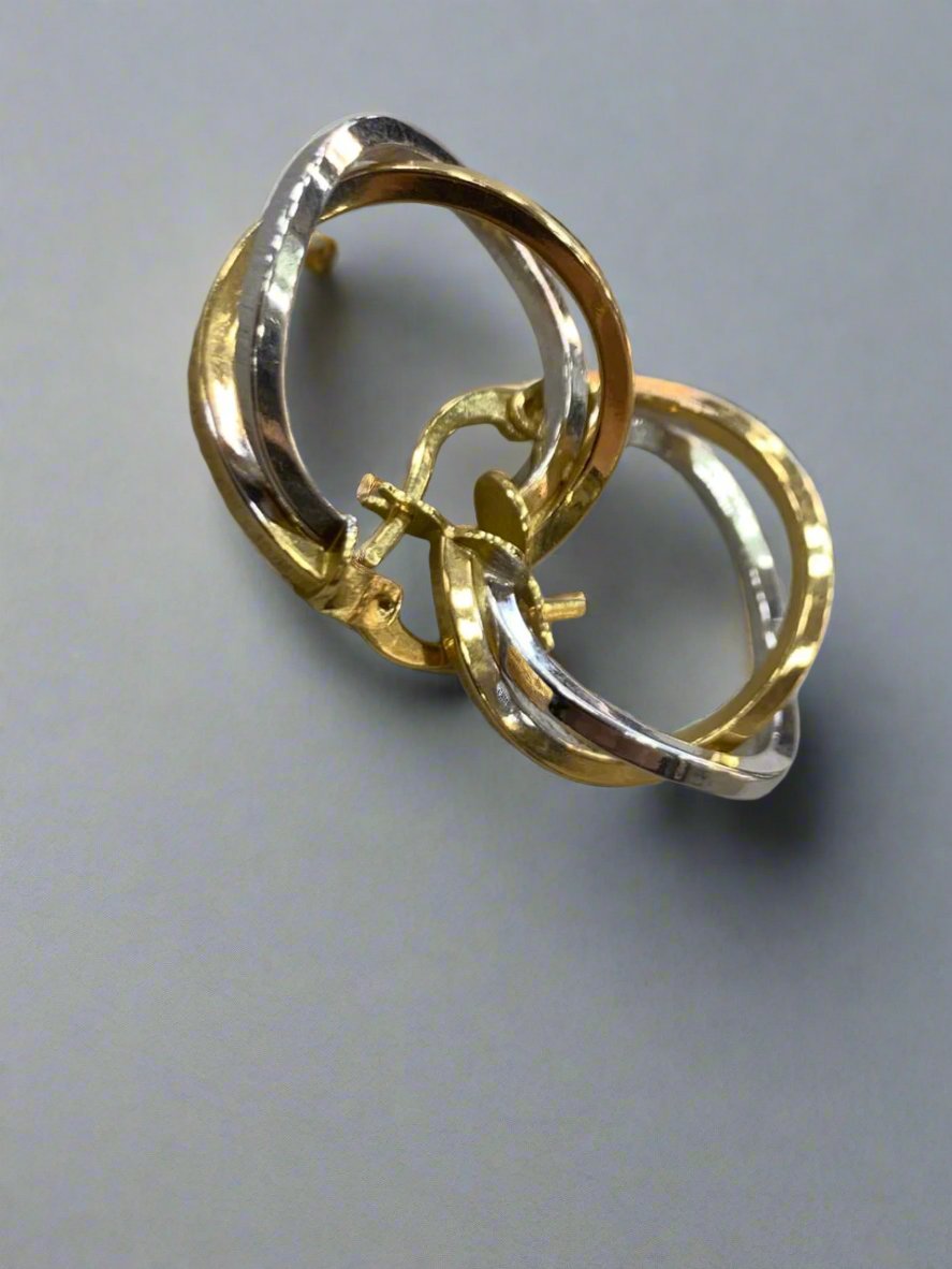 hoops earrings - Gold valentine gifts For Women In Lebanon - gold shops in Kaslik, Jounieh