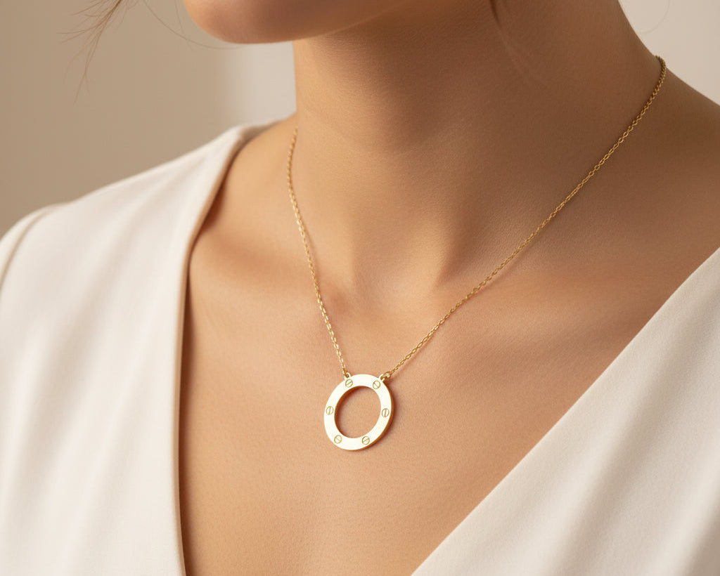 Simple Necklace - Gold Women Necklace In Lebanon - Gold Gifts In Lebanon
