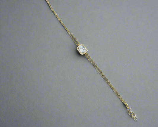 simple bracelet | 50% off diamonds Saleh Jewelry, 18k gold Zouk branch Saleh Jewelry, trendy gold bracelets for summer