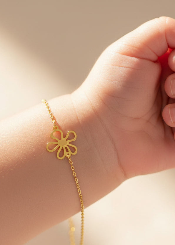 New Born Bracelet - 18kt Gold Gifts For Babies In Lebanon