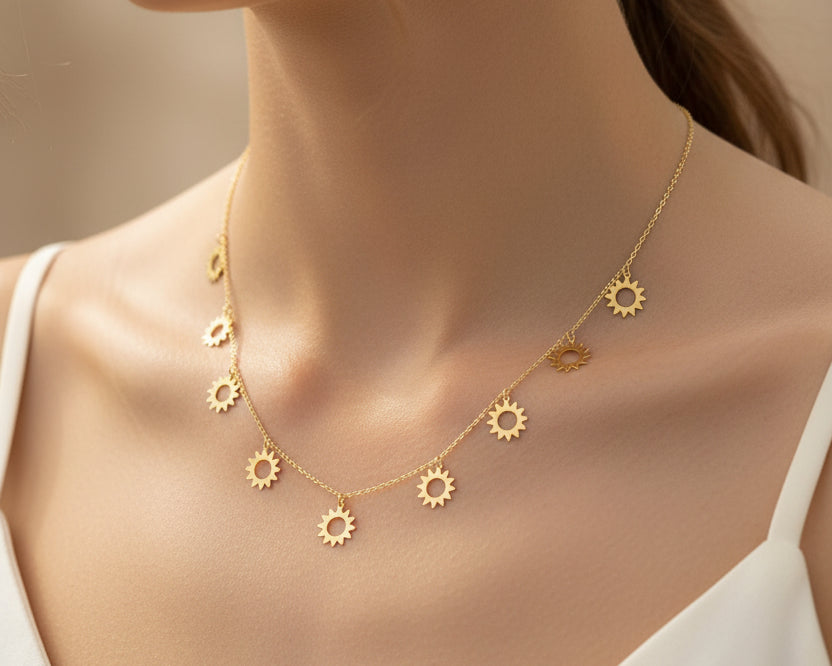 Simple Necklace - Valentine gift for wife In Lebanon - Gold Gifts In Lebanon