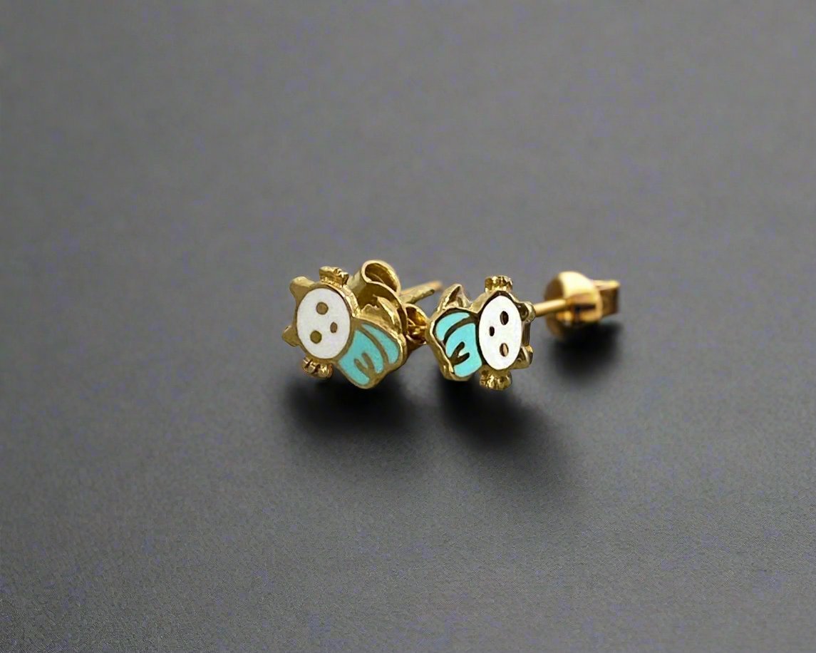Stud Earrings- Stud Gold Earrings In Lebanon - Gold Gifts for her In Lebanon