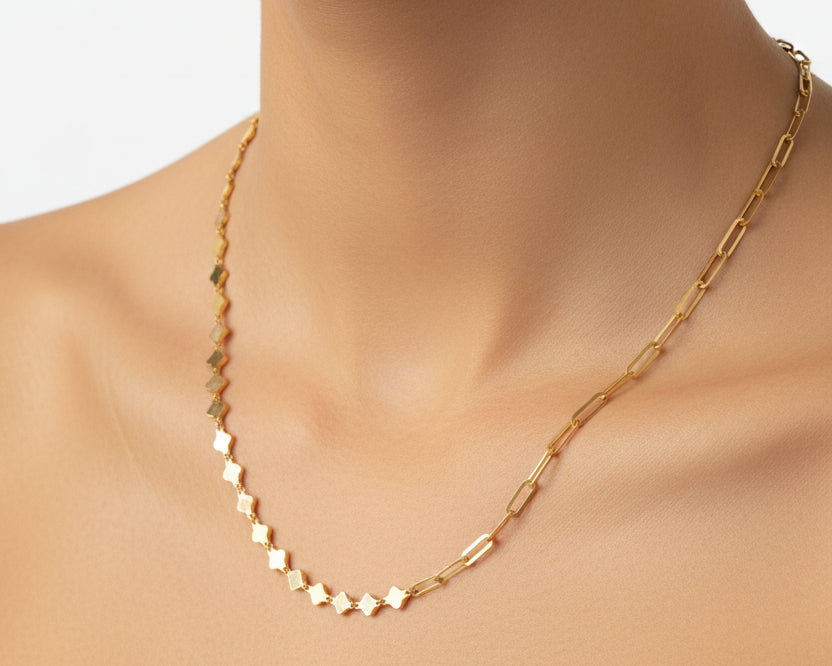 Simple Necklace - Gold Women Necklace In Lebanon - Gold Gifts In Lebanon
