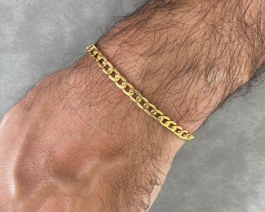 Man Bracelet - Gold Bracelet For Men In Lebanon - White Gold & Pink Gold In Lebanon
