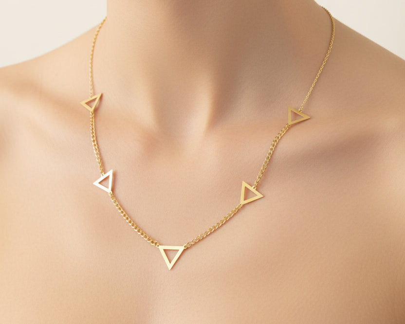 Simple Necklace - Gold Women Necklace In Lebanon - Gold Gifts In Lebanon