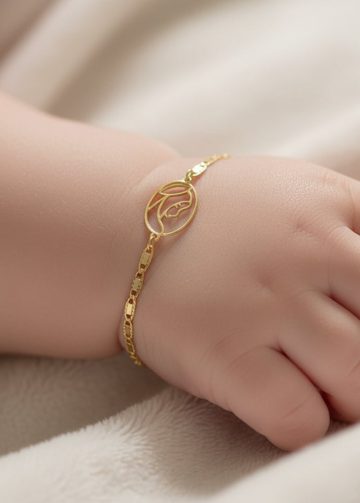 New Born Bracelet - New Born Gold Bracelet - Gold Gifts Lebanon
