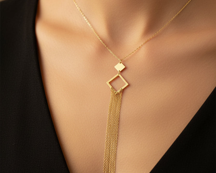 Simple Necklace - Gold Women Necklace In Lebanon - Gold Gifts In Lebanon