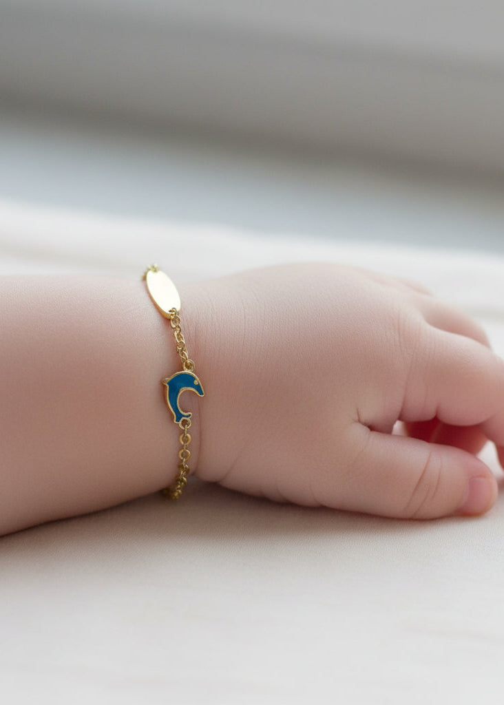 New Born Bracelet - New Born Gold Bracelet - Gold Gifts Lebanon - Gold shops in Achrafieh