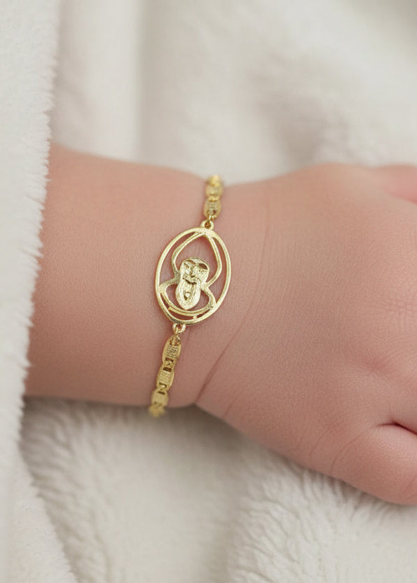 New Born Bracelet - New Born Gold Bracelet - Gold Gifts Lebanon