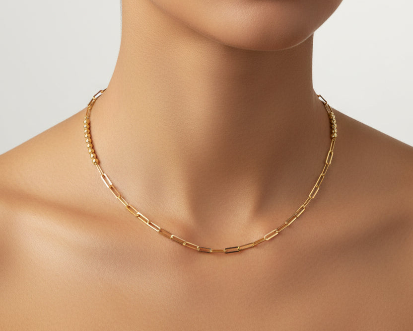 Simple Necklace - Gold Women Necklace In Lebanon - Gold Gifts In Lebanon