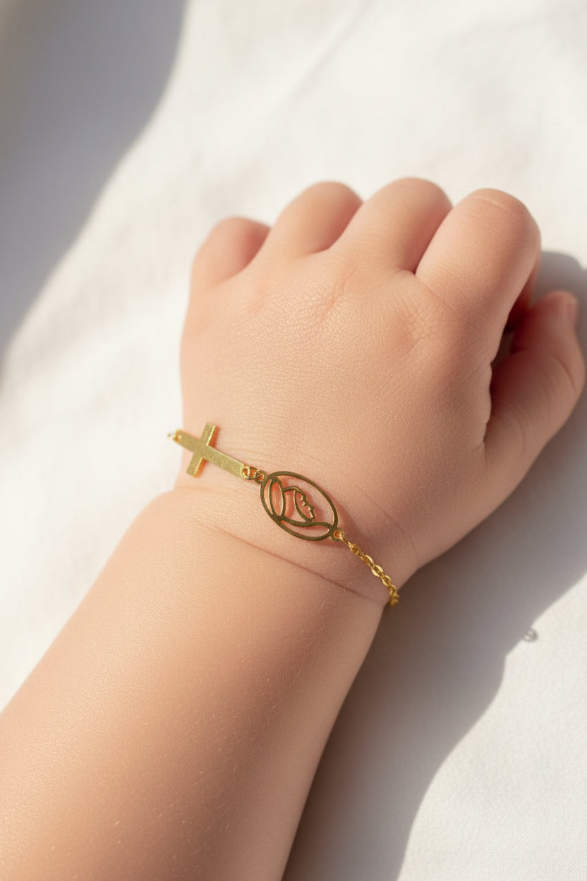 New Born Bracelet - New Born Gold Bracelet - Gold Gifts Lebanon - Gold shops in Achrafieh