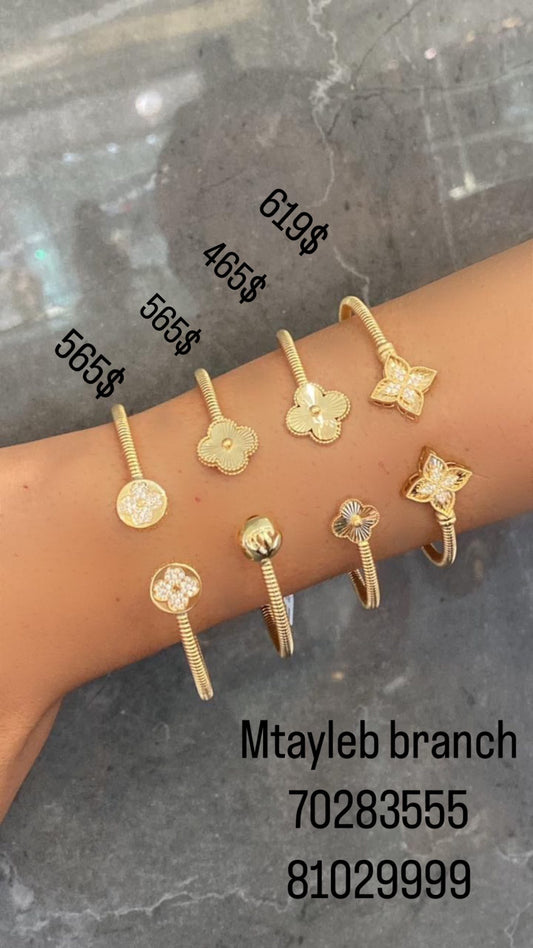 Gold Bangles Lebanon - Gold Jewelry Lebanon - Motherday Gold Gifts
