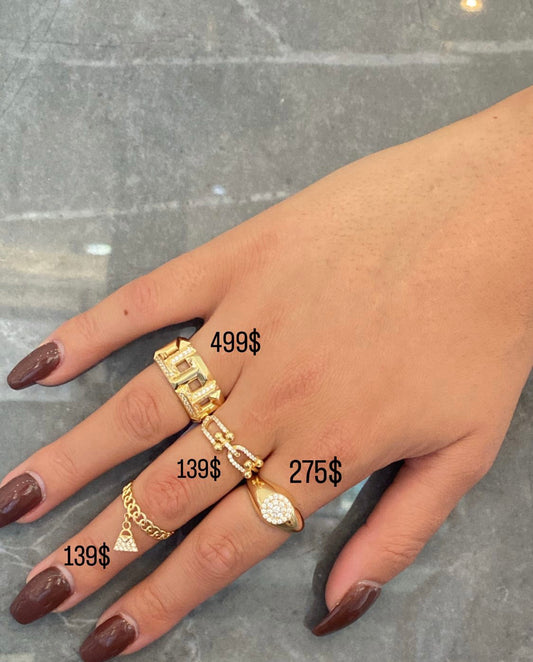 18kt Gold Ring  - Gold Jewelry Lebanon - Gold Store & Delivery