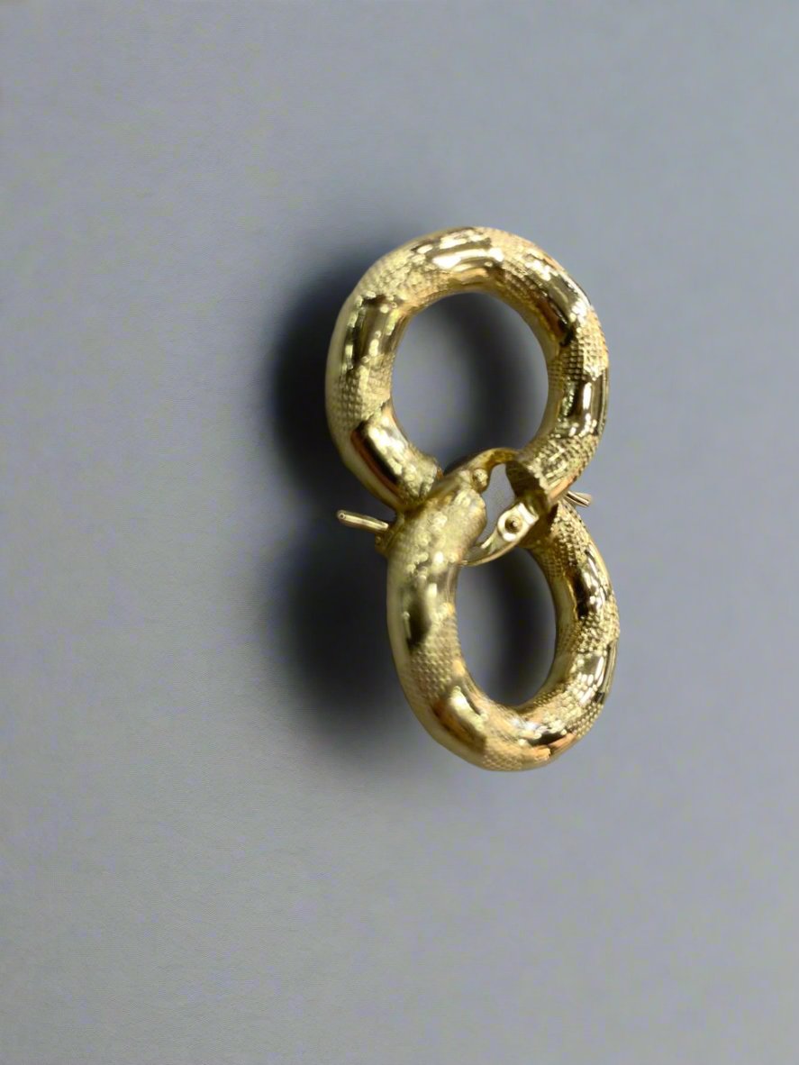 HOOPS EARRINGS - Gold valentine gifts For Women In Lebanon - gold shops in Kaslik, Jounieh