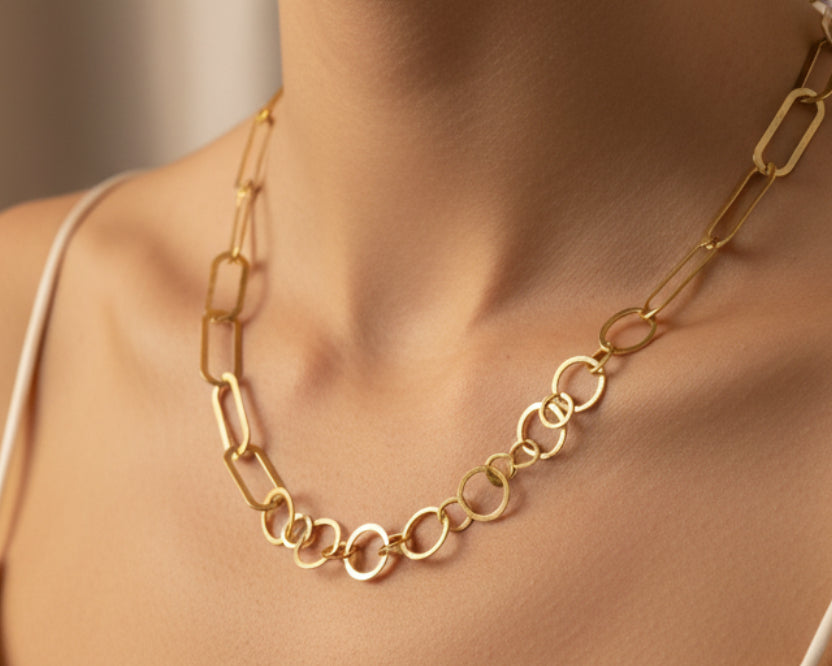 Simple Necklace - Gold Women Necklace In Lebanon - Gold Gifts In Lebanon