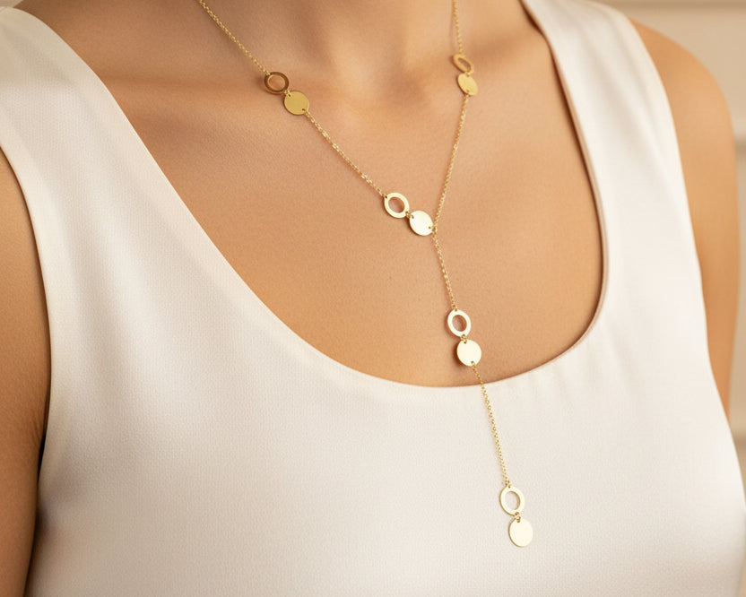 Simple Necklace - Gold Women Necklace In Lebanon- Gold Gifts In Lebanon