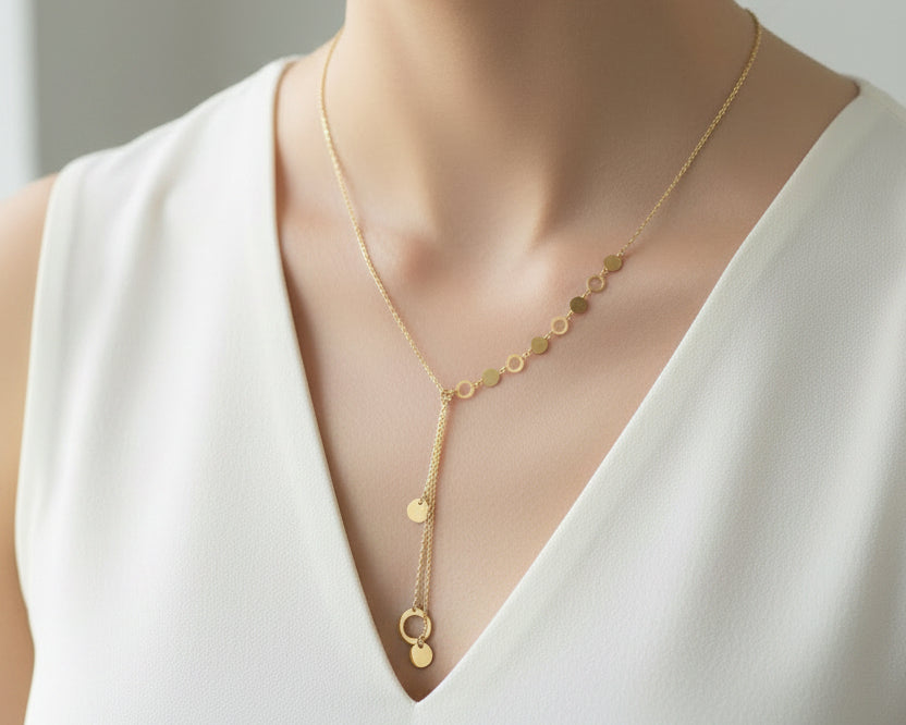 Simple Necklace - Valentine gift for wife In Lebanon - Gold Gifts In Lebanon