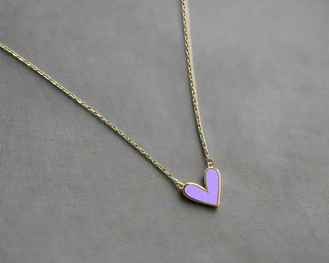 Colored Gold Necklace - Designer Gold Necklace In Lebanon - Gold Gifts For Women In Lebanon