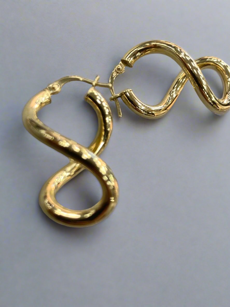 HOOPS EARRINGS - Gold valentine gifts For Women In Lebanon - gold shops in Kaslik, Jounieh