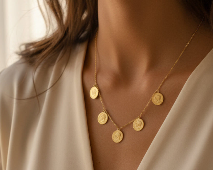 Simple Necklace - Valentine gift for wife In Lebanon - Gold Gifts In Lebanon