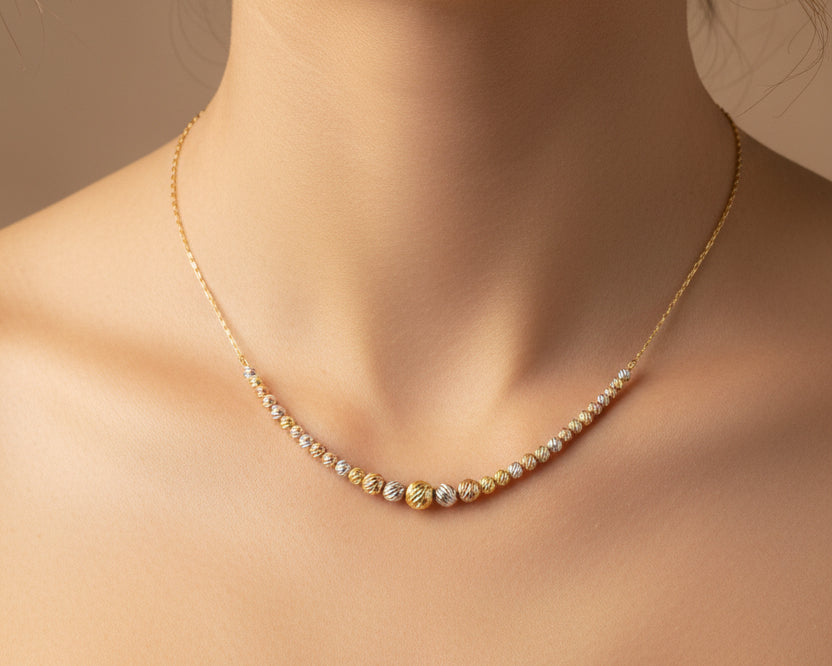 Simple Necklace - Gold Women Necklace In Lebanon - Valentine necklace for her