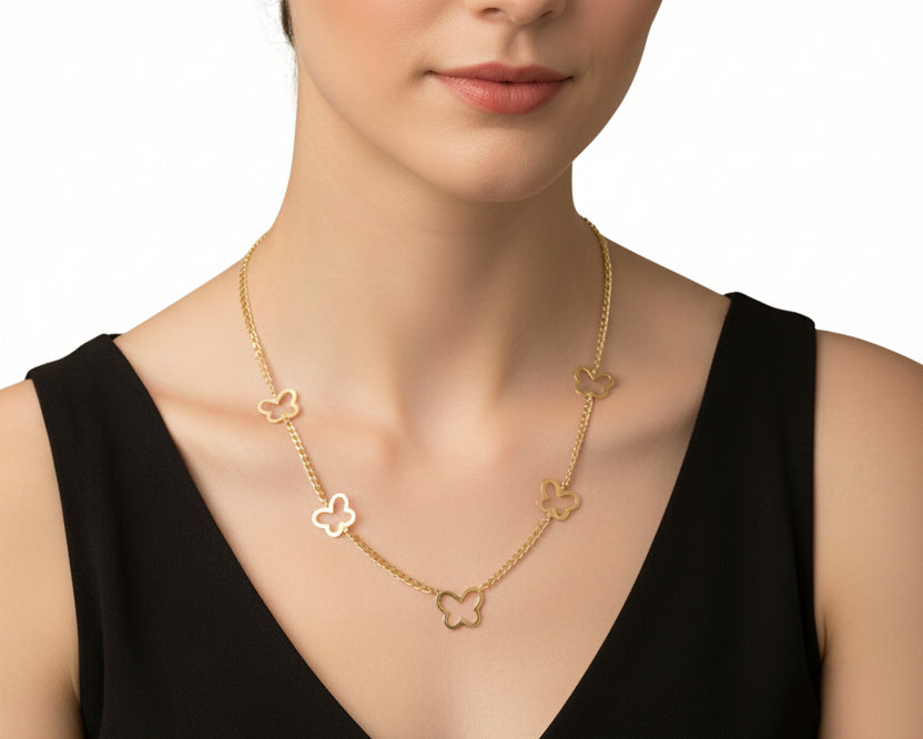 Simple Necklace - Gold Women Necklace In Lebanon- Gold Gifts In Lebanon