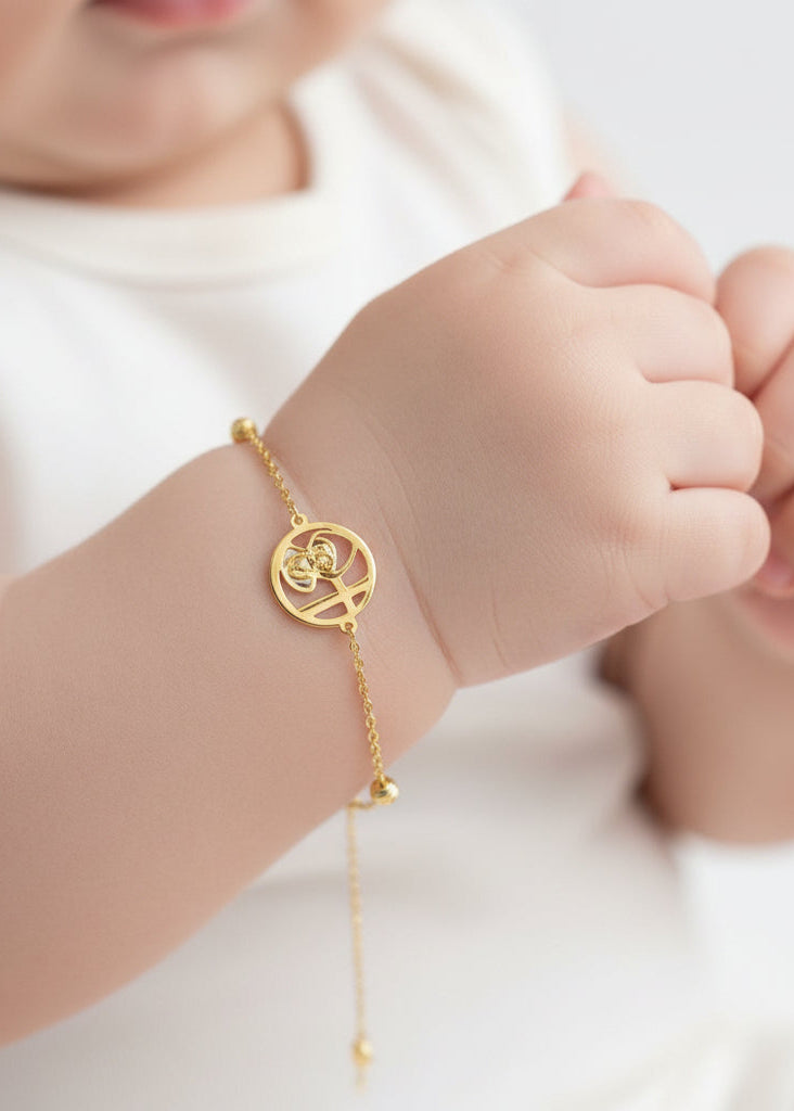 New Born Bracelet - New Born Gold Bracelet - Gold Gifts Lebanon - Gold shops in Achrafieh
