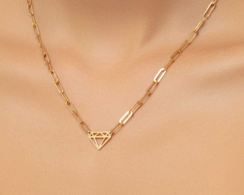 Simple Necklace - Gold Women Necklace In Lebanon - Gold Gifts In Lebanon