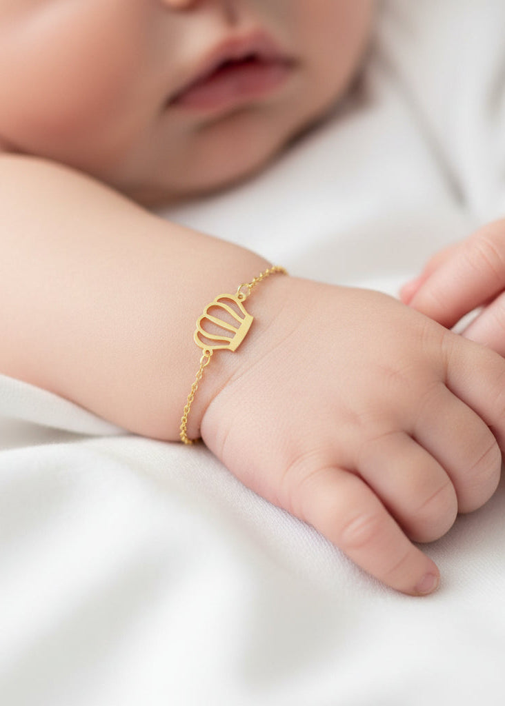 New Born Bracelet - 18kt Gold Gifts For Babies In Lebanon