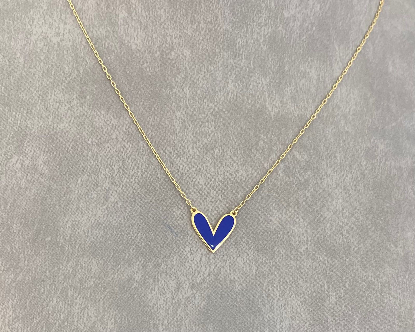 Colored Gold Necklace -Designer Gold Necklace In Lebanon- Gold Gifts For Women In Lebanon