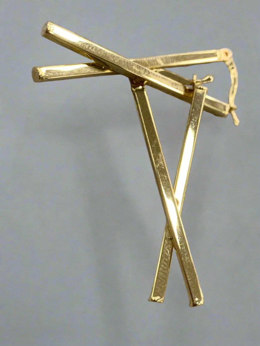 hoops earrings - Gold valentine gifts For Women In Lebanon - gold shops in Kaslik, Jounieh