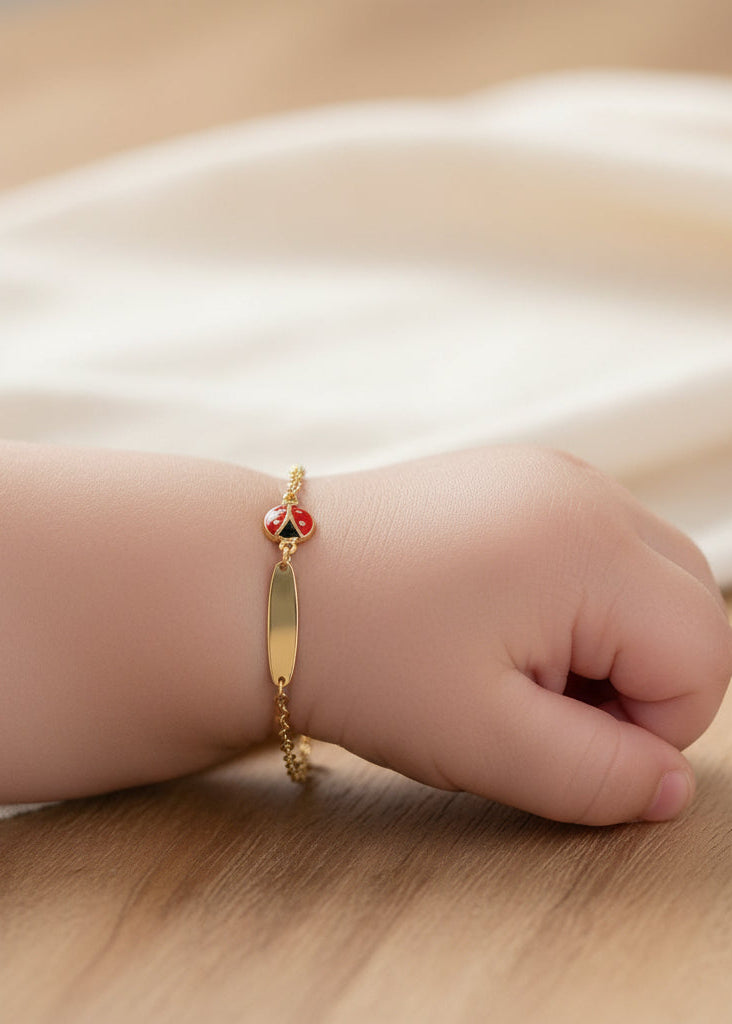 New Born Bracelet - New Born Gold Bracelet - Gold Gifts Lebanon