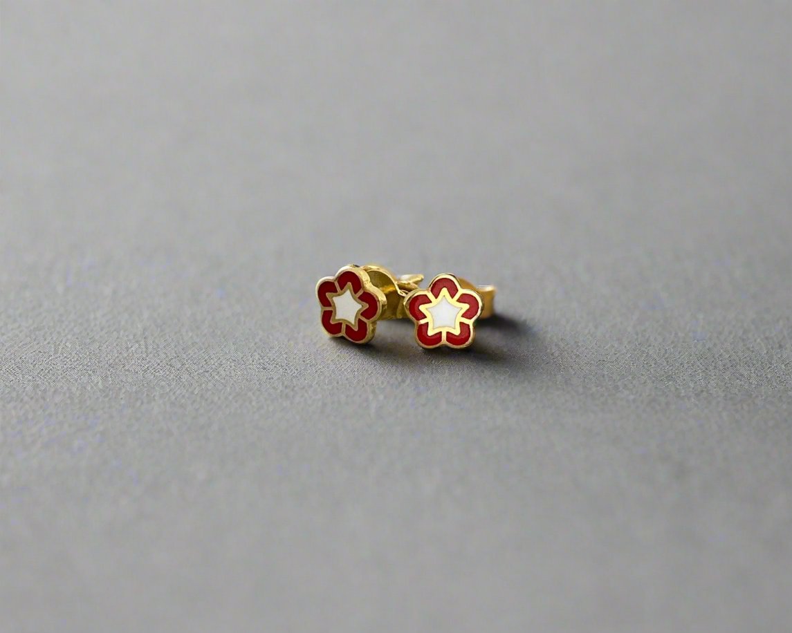Stud Earrings- Stud Gold Earrings In Lebanon - Gold Gifts for her In Lebanon