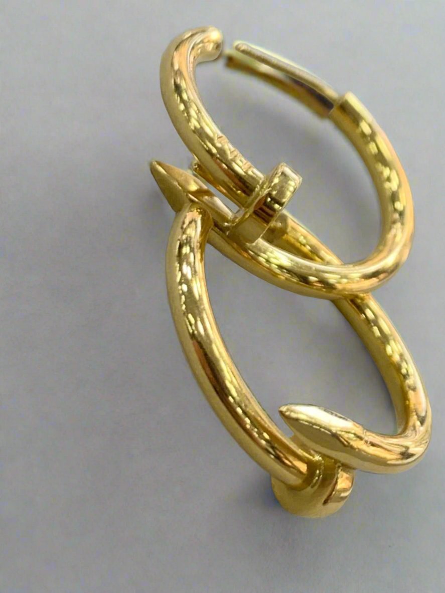 hoops earrings - Gold valentine gifts For Women In Lebanon - gold shops in Kaslik, Jounieh