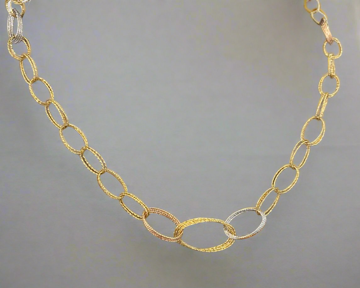 Heavy Necklace - Gold Necklace For Women Lebanon - White Gold & Pink Gold In Lebanon