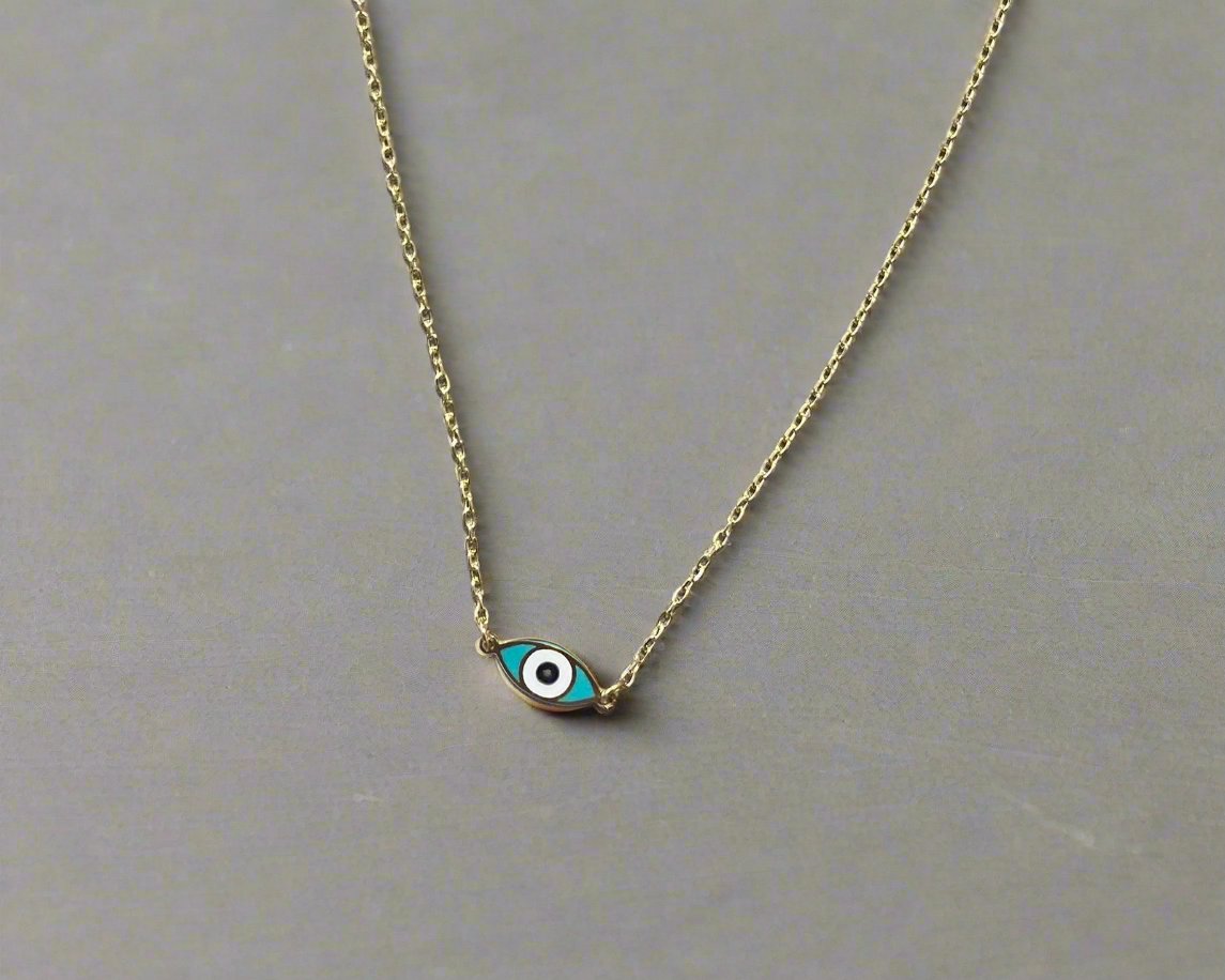 Colored Gold Necklace - Designer Gold Necklace In Lebanon- Gold Gifts For Women In Lebanon